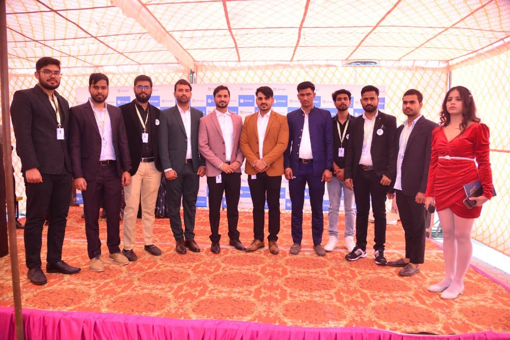 Ranjeet Saini at the Qrologic office opening — one team