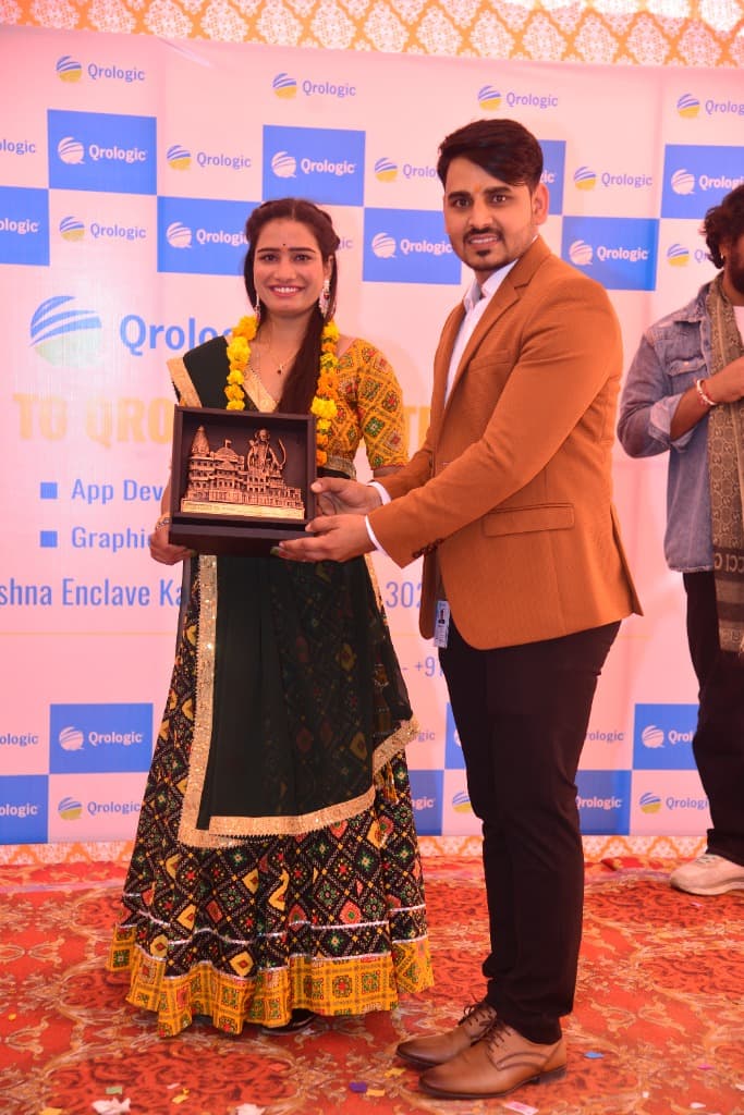 Ranjeet Saini at the Qrologic office opening — recognition