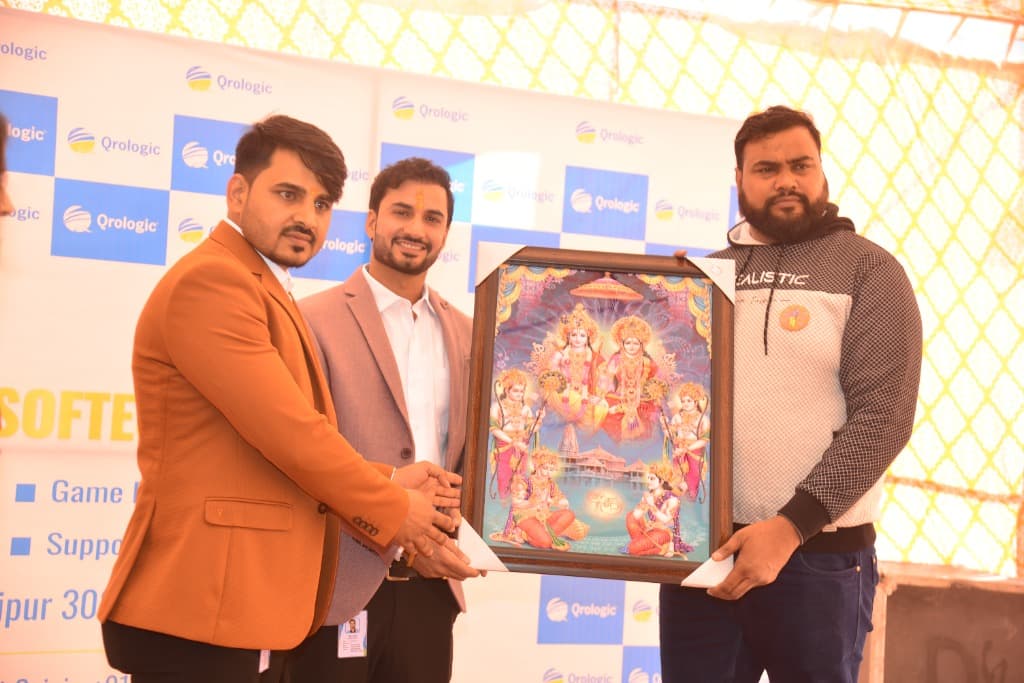 Ranjeet Saini at the Qrologic office opening — a gift of blessings